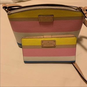 Kate Spade bag and wallet set